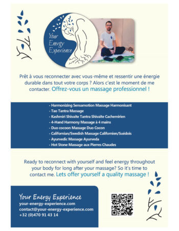 Massages par Xavier – Your Energy Experience