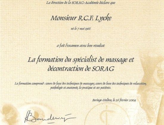 Ronny massages pour hommes